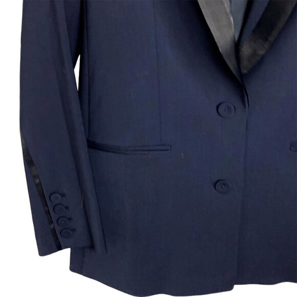 VINCE Two Tone Tuxedo Jacket - Picture 6 of 8